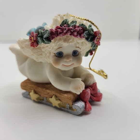 Dreamsicles 1998 Cherub Holiday Ornament set of 6 - Picture 12 of 14